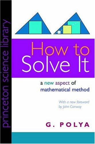 Cover of How to Solve It by George Pólya